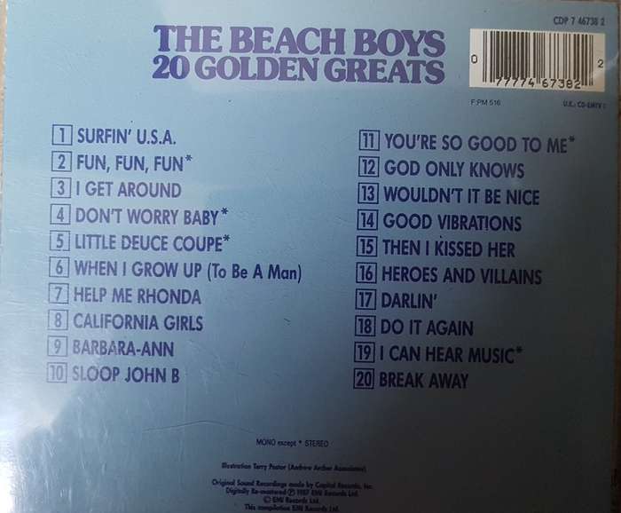 The Beach boys - 20 Golden greats