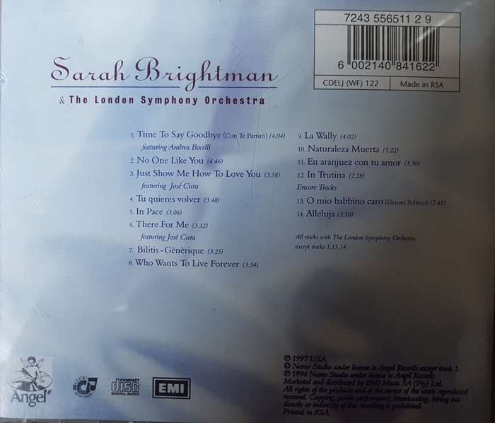 Sarah Brightman - Time to say goodbye