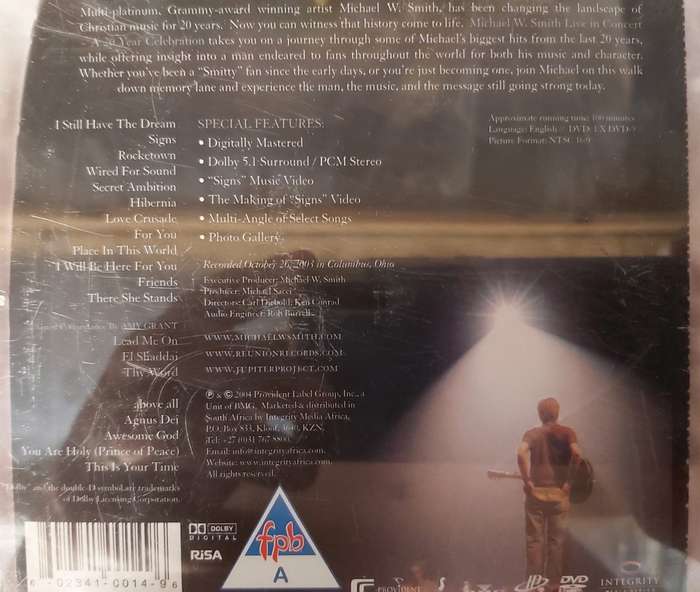 Michael W. Smith - Live in Concert, A 20 Year Celebration