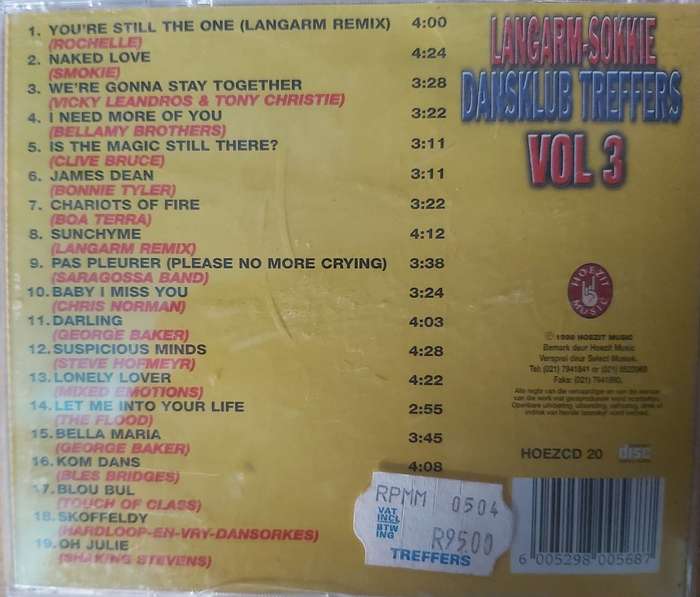 Langarm Sokkie  Dansklub Treffers - Volume 3