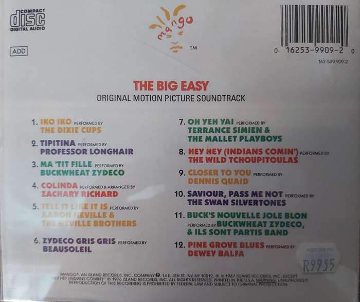 The Big Easy - Soundtrack