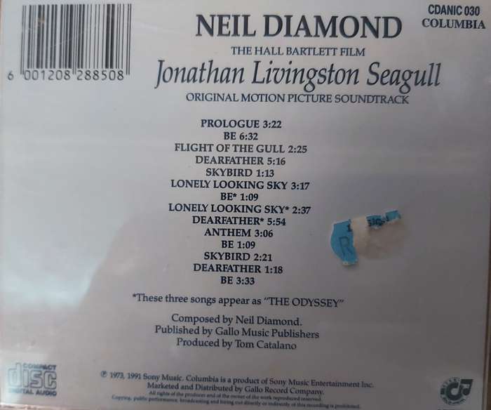 Neil Diamond - Jonathan Livingston Seagall