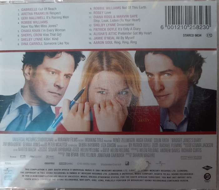 Bridget Jones`s Diary - Music from the motion picture