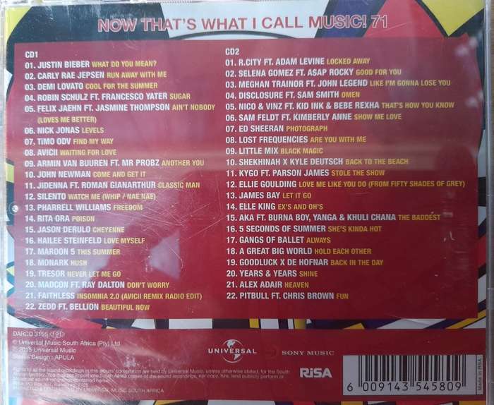 NOW Thats What I Call Music 71 (Double CD)