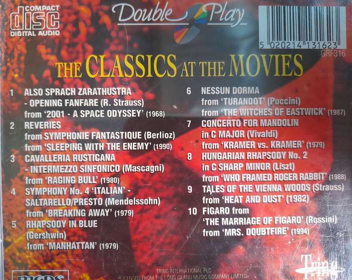The Classics at the Movies