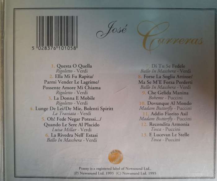 Jose Carreras - The Virtouso Cellection