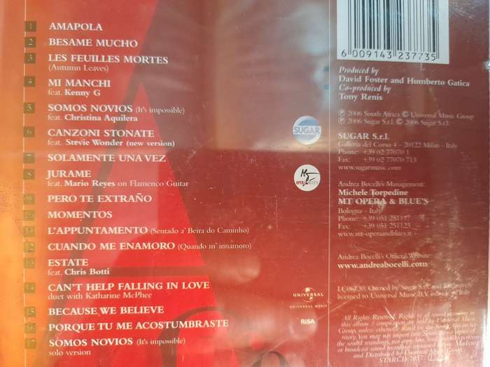 Andrea Bocelli - Amore