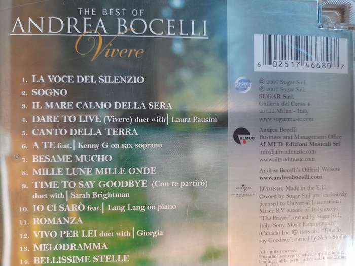 Andrea Bocelli - Vivere