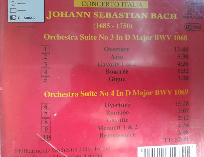 Bach - Orchestra-Suites No.3 & No.4