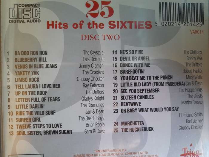 25 Hits of the SIXTIES - Disc 2