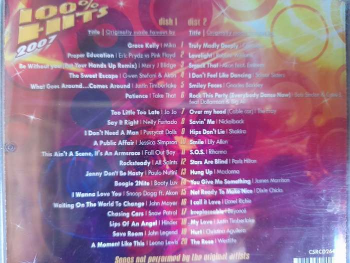 100% Hits 2007 (Double CD)