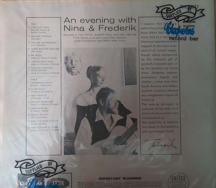 Vinyl: An Evening with Nina & Frederik