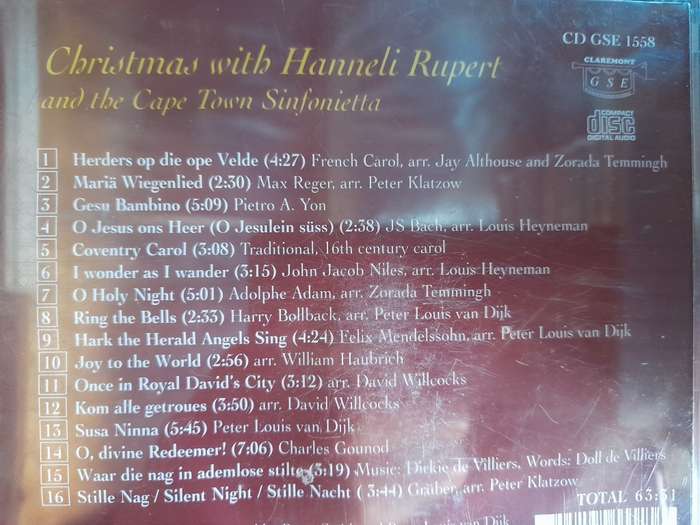 Kersfees met Hanneli Rupert en die Kaapstad Sinfonietta