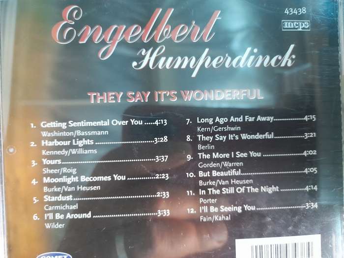 Engelbert Humperdinck - They say it`s wonderful