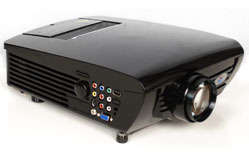 HD Ready projector + Remote controlled screen 100" + Built in TV+Extra lamp+Ceiling bracket