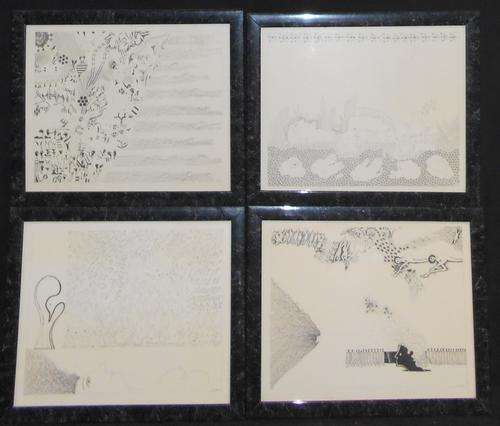 FOUR SCENES - Walter Battiss
