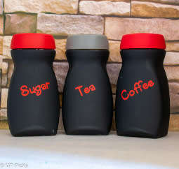Coffee, Tea and sugar set -Maddie se geite and Goeters