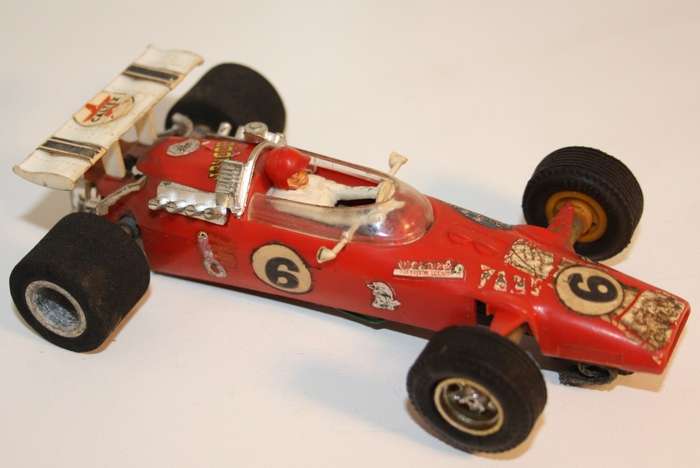 Vintage Scalextric set of 4 Racers