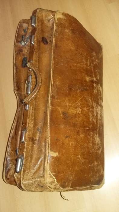 Vintage Leather Suitcase