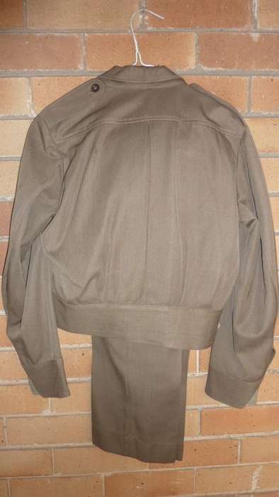 9) 1965 COMBAT UNIFORM-BUNNY JACKET & TROUSER-1966-GOOD CONDITION-SMALL-LOW START!