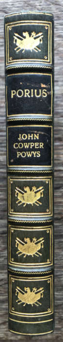 PORIUS BY JOHN COWPER POWYS FIRST EDITION LIMITED EDITION AUTOGRAPHED