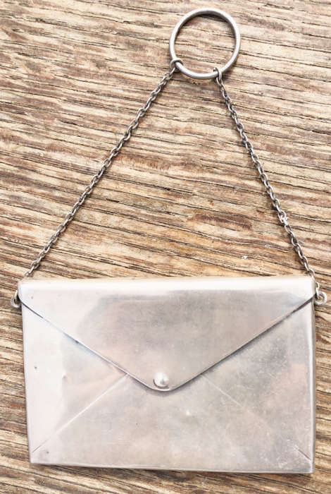 SILVER HALLMARKED STAMP CASE OR DOUBLE ENVELOPE CASE