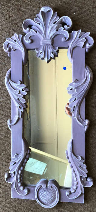 MIRROR HAND CARVED AND PAINTED
