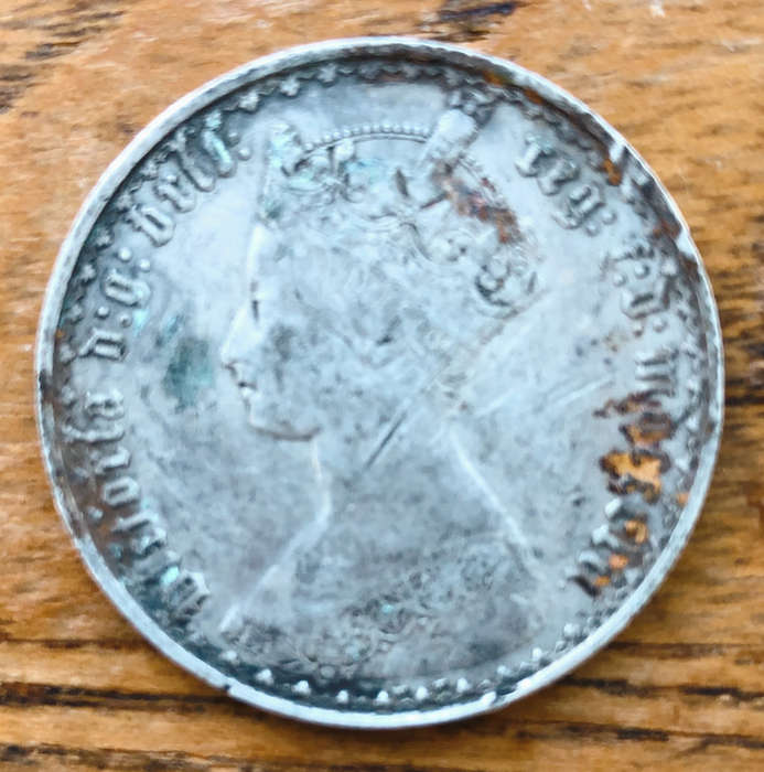 SILVER BRITISH 1852 FLORIN