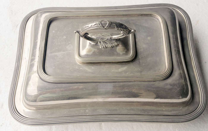 SILVER PLATED ENTREE DISH