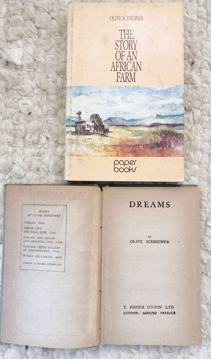 DREAMS BY OLIVE SCHREINER & THE STORY OF AN AFRICAN FARM BY OLIVE SCHREINER