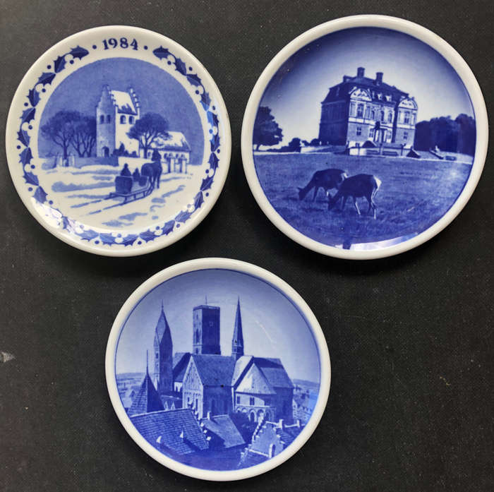 ROYAL COPENHAGEN THREE PLATES