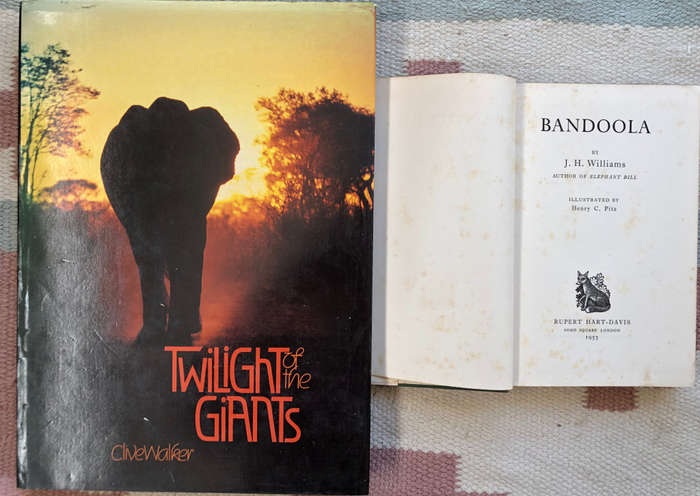 TWILIGHT OF THE GIANTS BY CLIVE WALKER AND BANDOOLA BY J H WILLIAMS