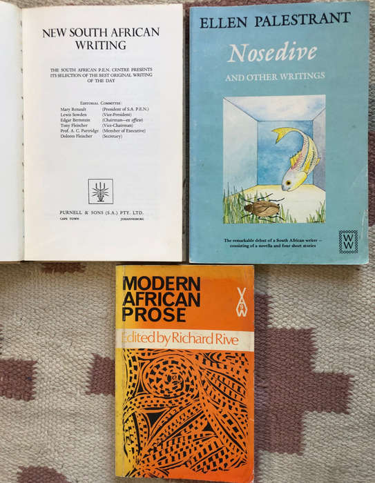 MODERN AFRICAN PROSE BY R RIVE, NEW SOUTH AFRICAN WRITING & NOSEDIVE BY E PALESTRANT