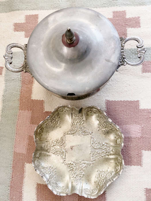SOUP TUREEN AND BOWL EPNS