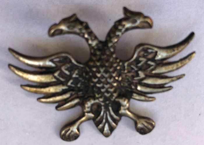 BROOCH VINTAGE IMPERIAL DOUBLE HEADED EAGLE