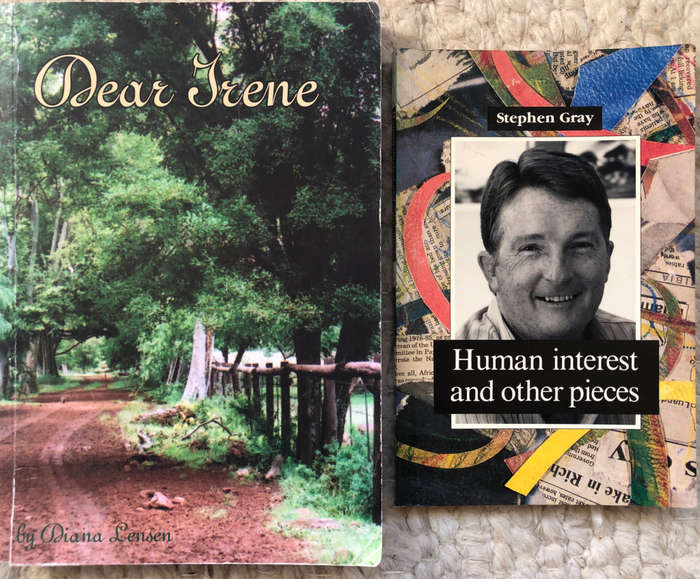 HUMAN INTEREST AND OTHER PIECES BY STEPHEN GRAY AND DEAR IRENE BY DIANA LENSEN BOTH FIRST EDITIONS