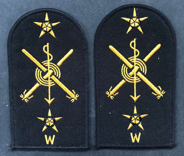 MILITARY EMBROIDERED EPAULETTES