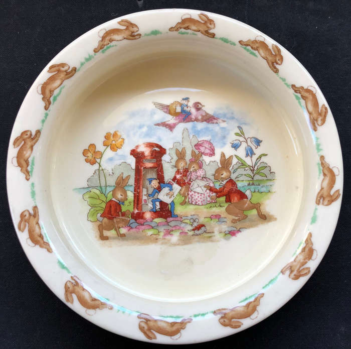 BUNNYKINS ROYAL DOULTON PORRIDGE BOWL