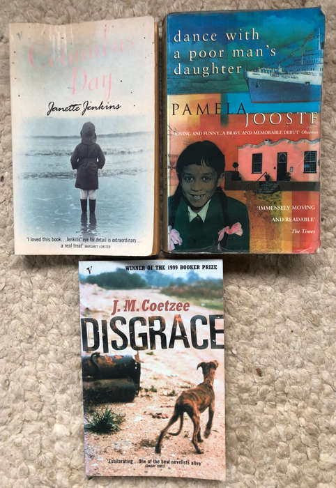 COLUMBUS DAY BY J JENKINS, DANCE WITH A POOR MANS DAUGHTER BY P JOOSTE & DISGRACE BY JM COETZEE