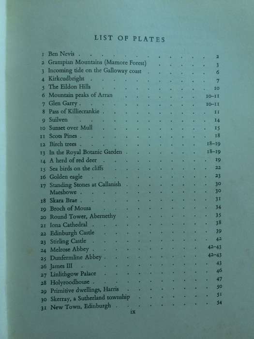 Scotland: A Description of Scotland and Scottish Life - Edited by Henry W Meikle HARDCOVER 1955