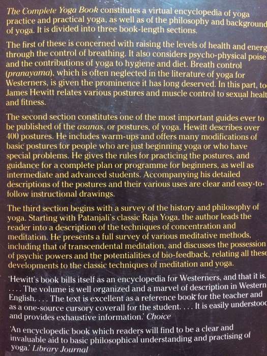 The Complete Yoga Book: Yoga of Breathing, Yoga of Posture, Yoga of Meditation - James Hewitt