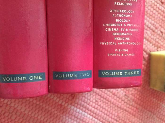 The Great Encyclopedic Dictionary In Three Volumes (3 Books) - 1964 HARDCOVER SET