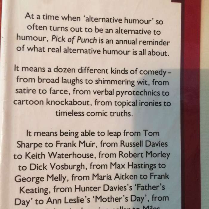 Pick of Punch - Alan Coren 1987