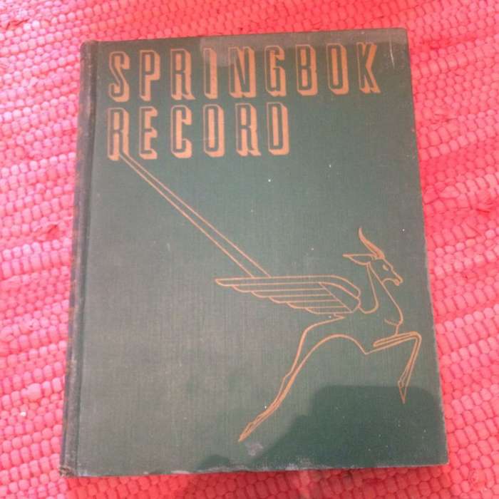 Springbok Record - Harry Klein, 1946 1st Edition HARDCOVER