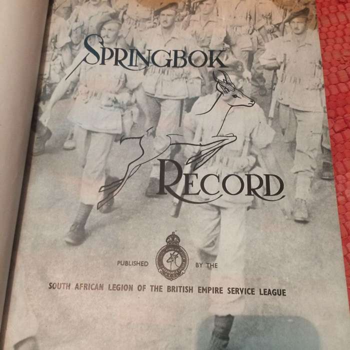 Springbok Record - Harry Klein, 1946 1st Edition HARDCOVER