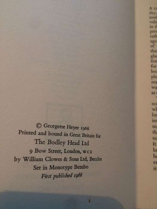 Black Sheep - Georgette Heyer (1966 1st Edition Hardback)