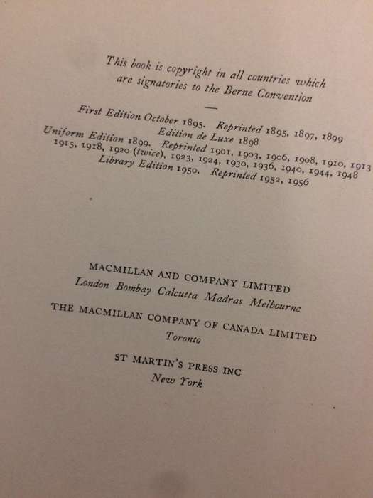 The Second Jungle Book - Rudyard Kipling (1956 HARDCOVER with Dust Jacket)