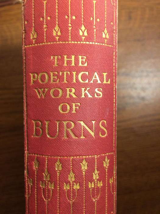 The Poetical Works of Robert Burns (1912 HARDCOVER RARE!!!)