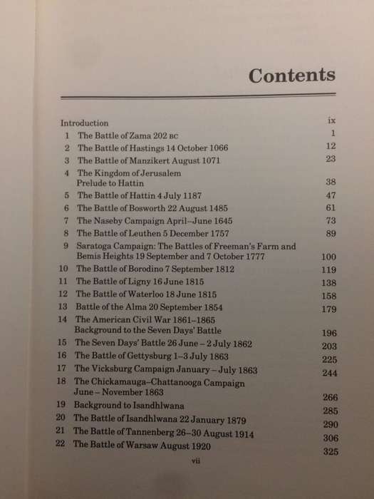 Decisive Factors in Twenty Great Battles of the World - William Seymour (1988 1st Edition HARDCOVER)