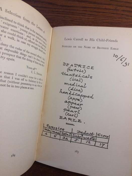 Letters of Lewis Carroll - A Selection of Letters to His Child-Friends (RARE 1st EDITION 1933)